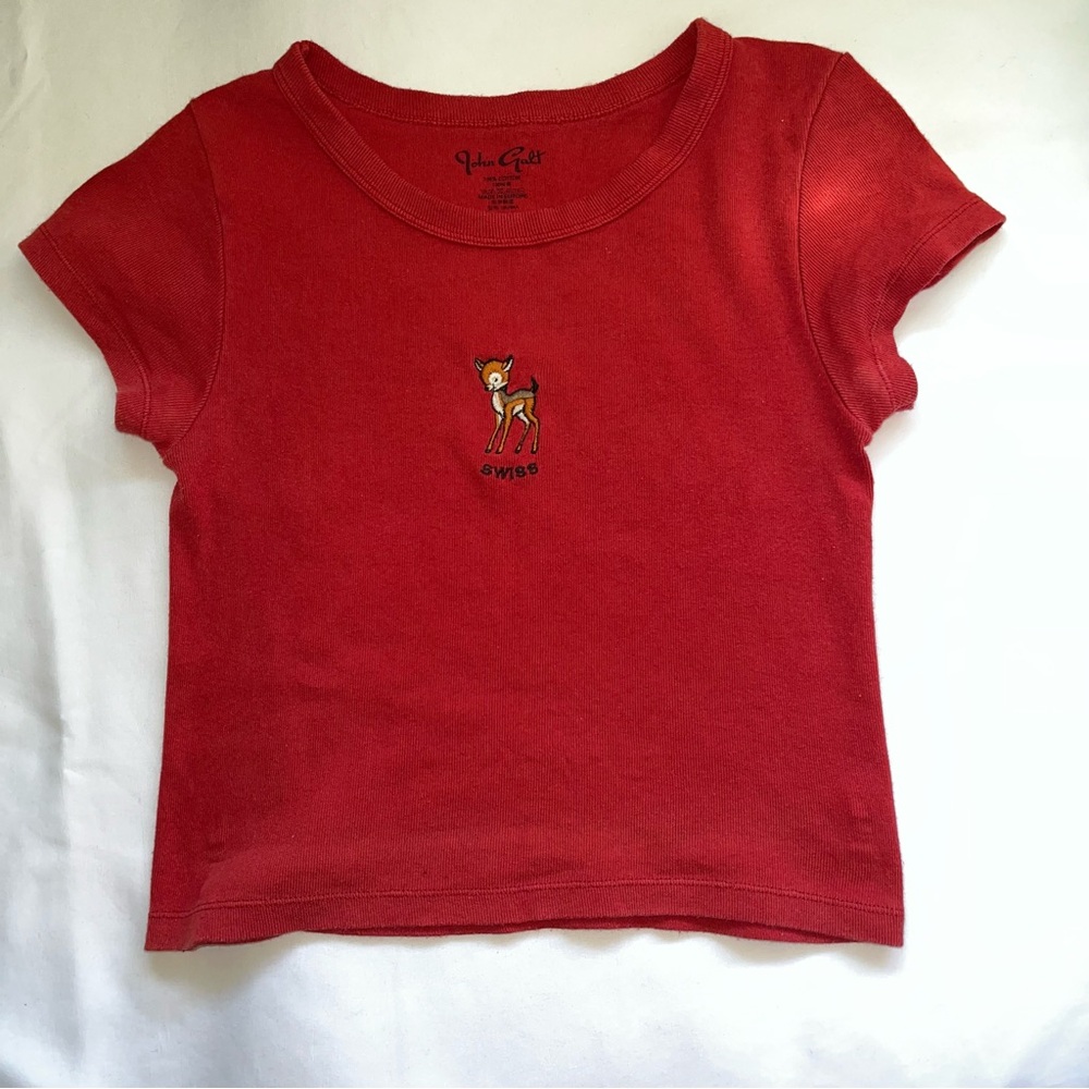 Brandy Melville Swiss deer Ashlyn top